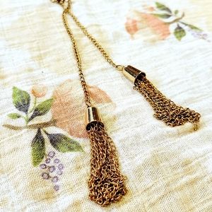 Metal Tassel Necklace